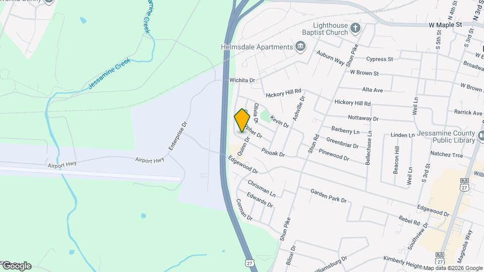 1005 Pinoak Dr Map and Location Details