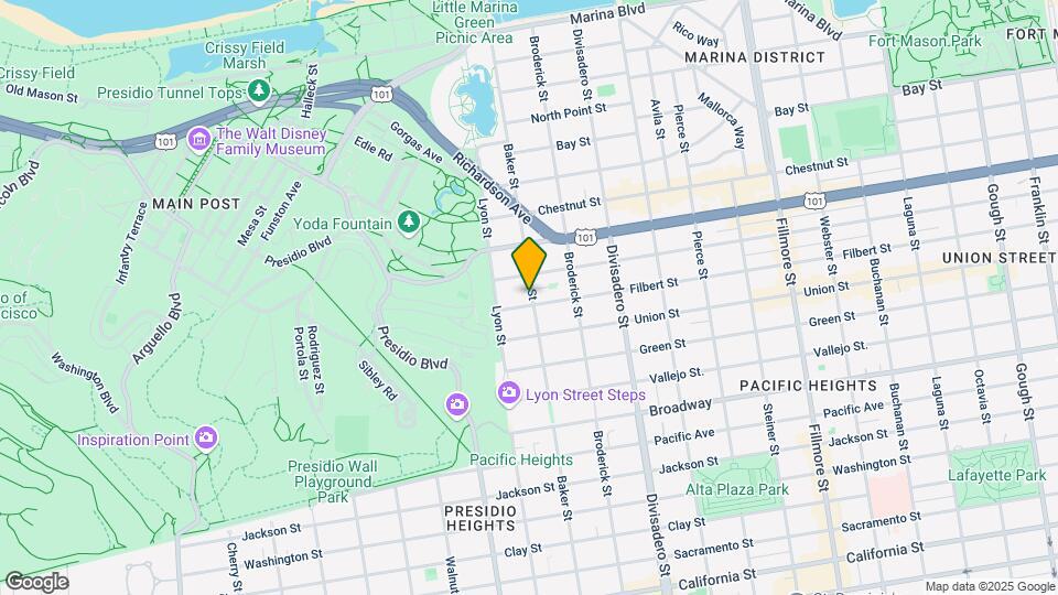 2800 Filbert St Map and Location Details