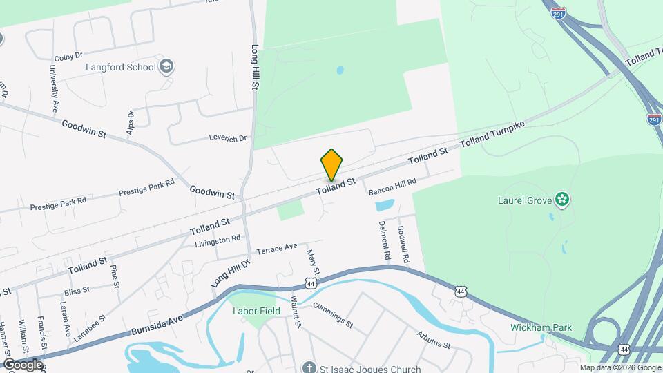 1034 Tolland St, Unit B3 Map and Location Details