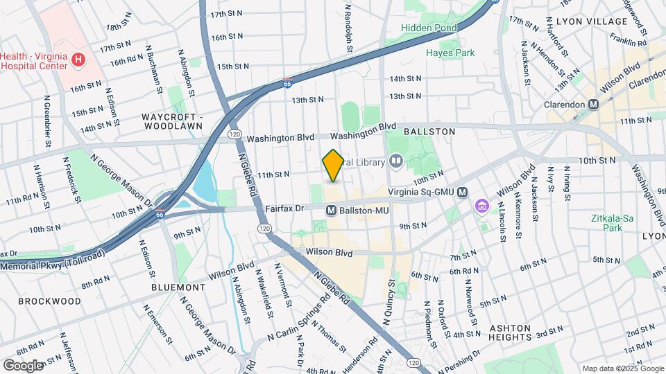 1020 N Stafford St Map and Location Details