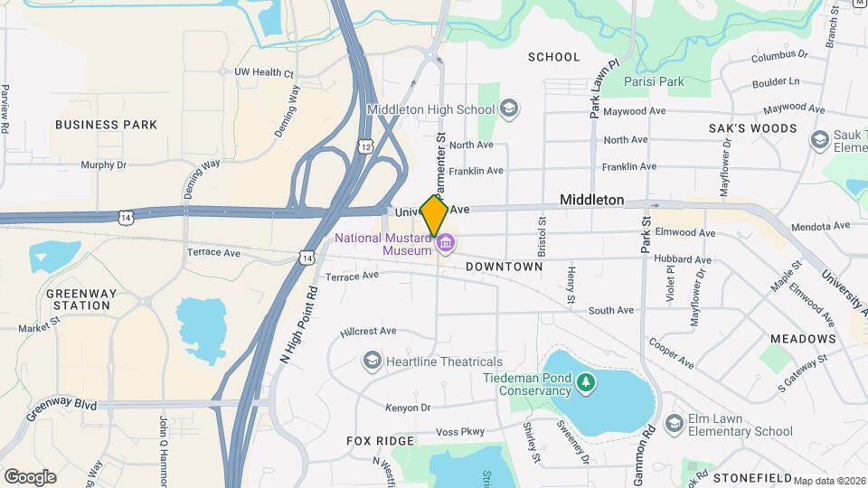 1828 Parmenter St, Unit G and F properties 2 apar Map and Location Details