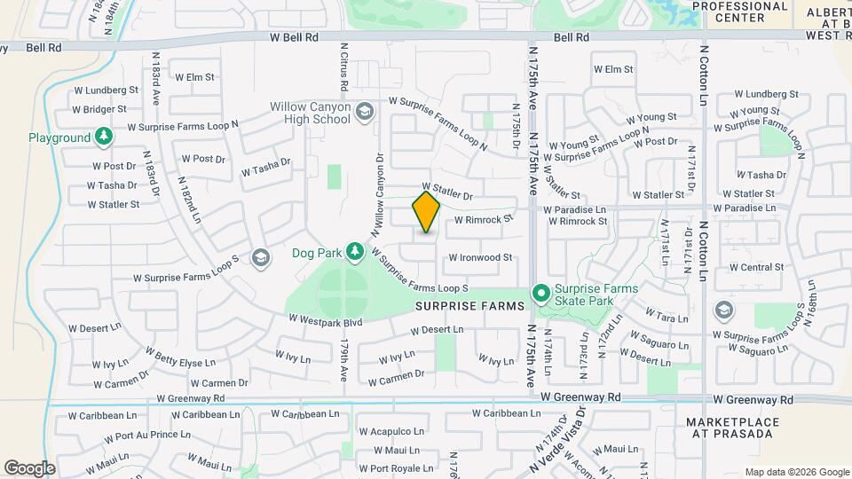 17722 W Marshall Ln Map and Location Details