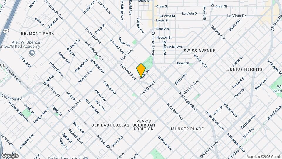 5026 Bryan St Map and Location Details