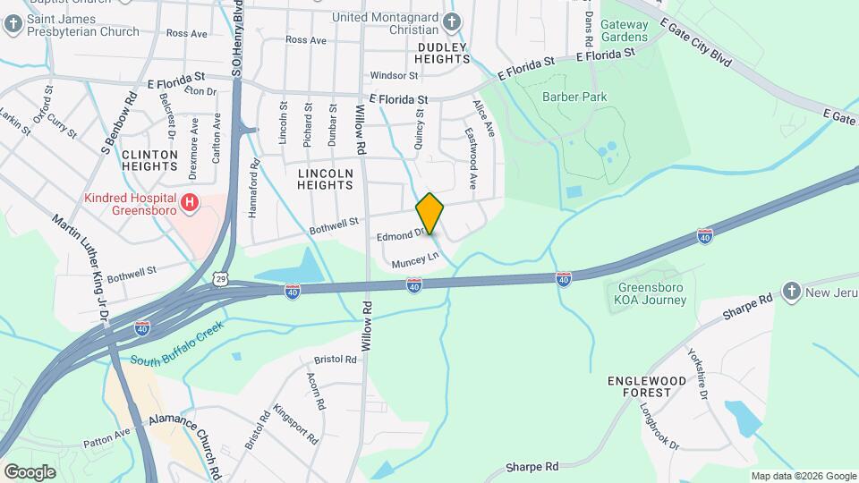 1812 Muncey Ln Map and Location Details