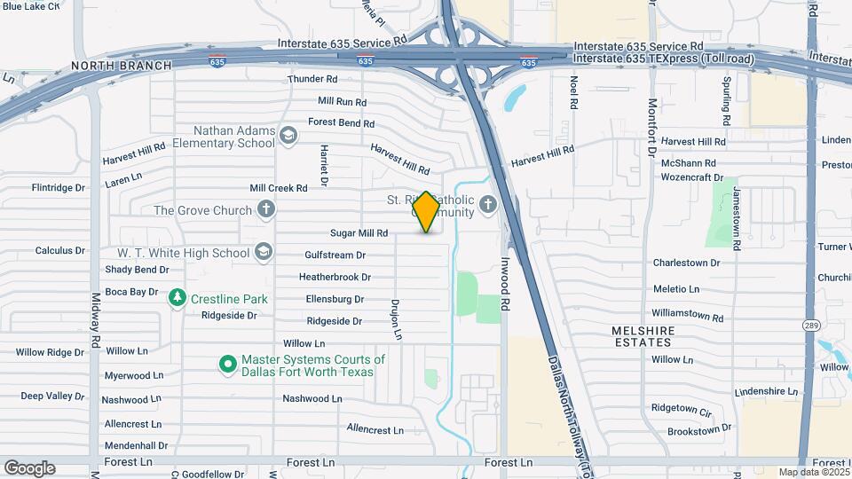 5008 Sugar Mill Rd Map and Location Details
