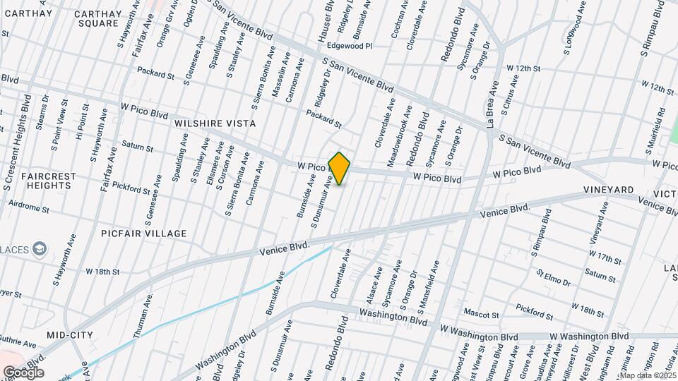 1437 S Cochran Ave Map and Location Details