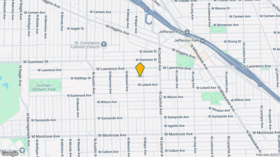5707 W Giddings St Map and Location Details