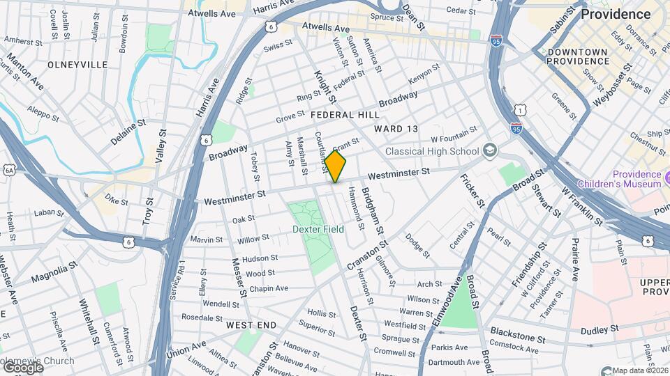 1266-1270 Westminster St Map and Location Details