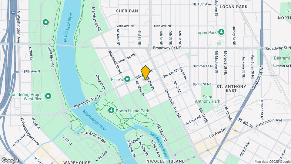 Dickman Park Apartment Mapa y Detalles de la Ubicación
