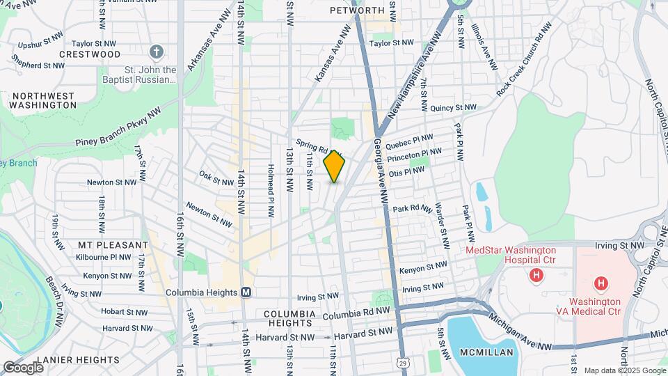 3545 10th St NW Map and Location Details