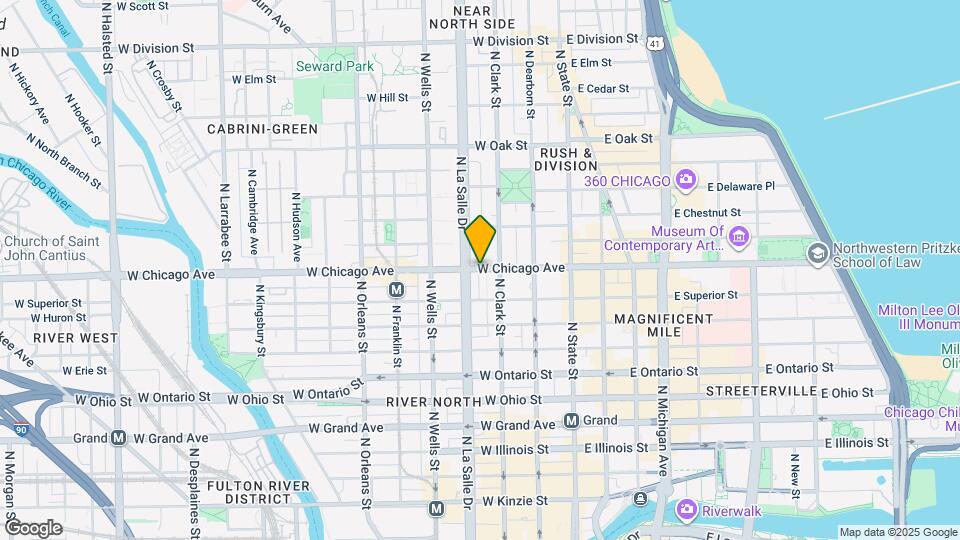 119 W Chicago Ave Map and Location Details