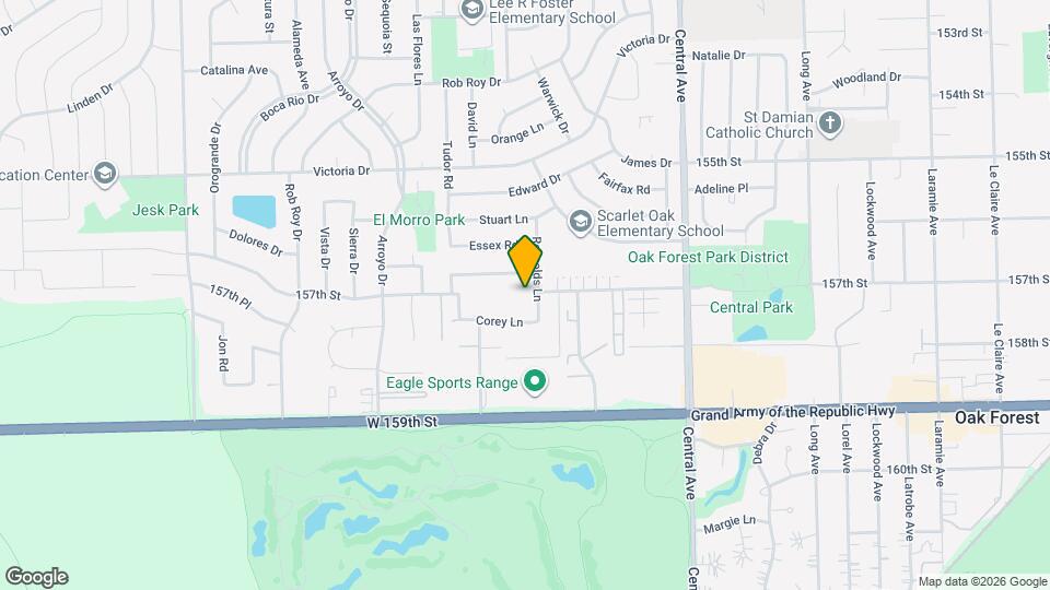 15700 Reynolds Ln Map and Location Details