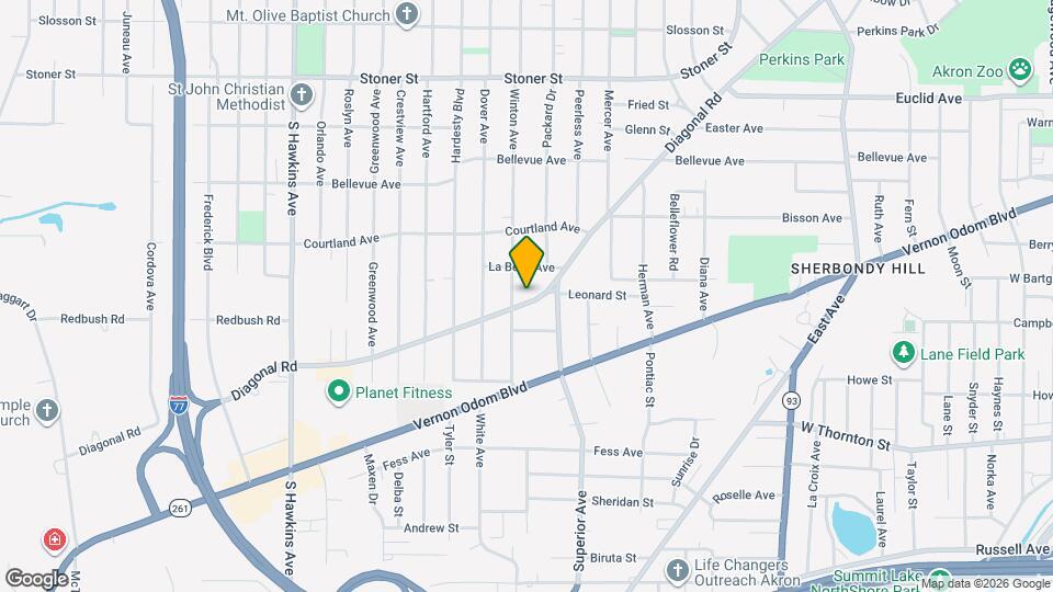 1352 Diagonal Rd Mapa y Detalles de la Ubicación