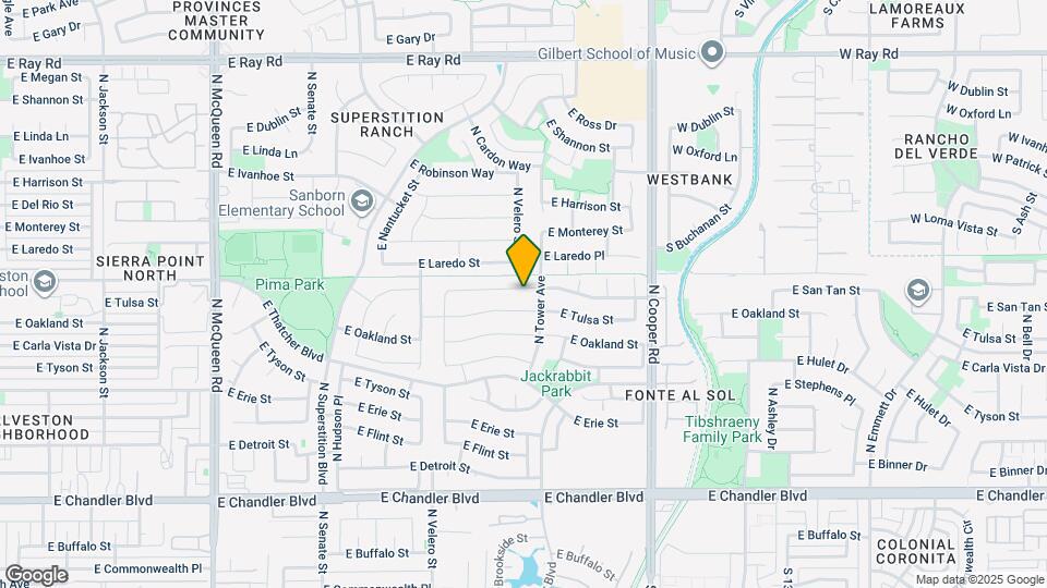 1671 E San Tan St Map and Location Details
