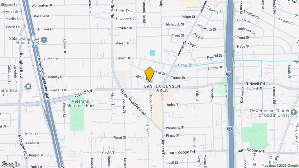 9505 Shoreham St Map and Location Details
