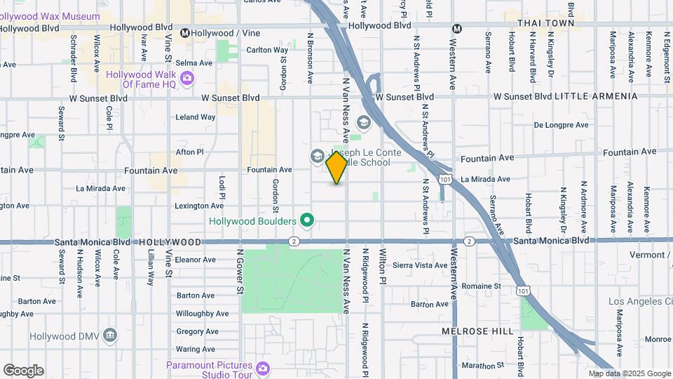 5818 1/8 La Mirada Ave Map and Location Details