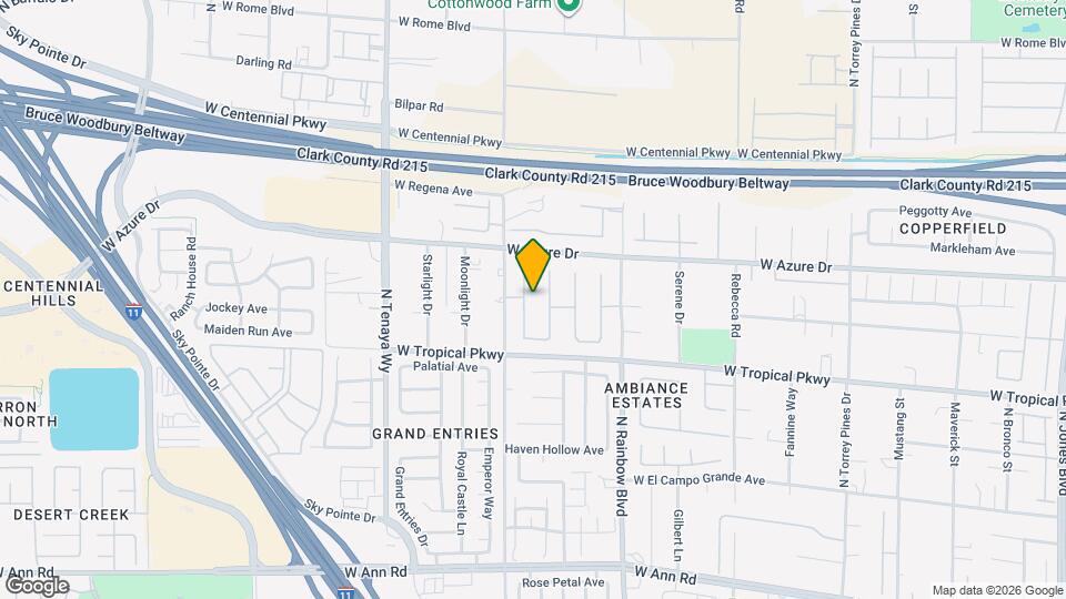 6016 Golden Saddle St Map and Location Details