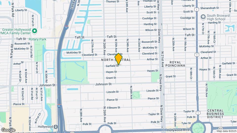 2454 Garfield St Map and Location Details