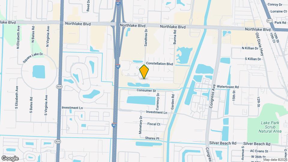 811 Sandtree Dr Map and Location Details
