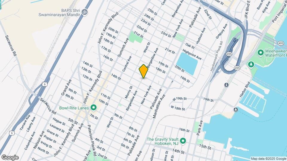 1512 Bergenline Ave Mapa y Detalles de la Ubicación