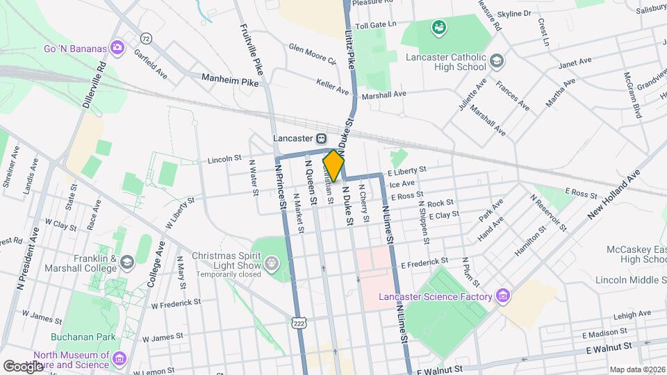 34 E Liberty St Map and Location Details