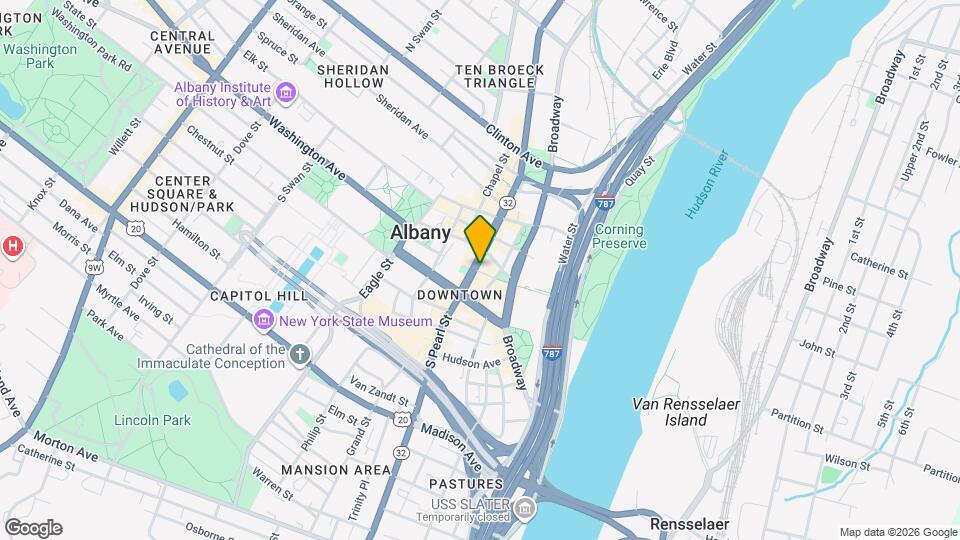 29 N Pearl St Map and Location Details