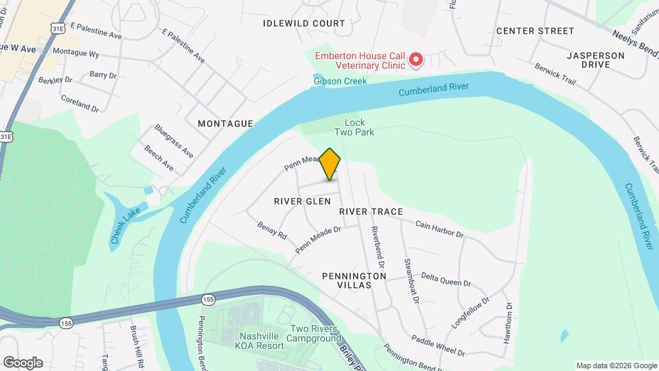 2630 River Meade Way Map and Location Details