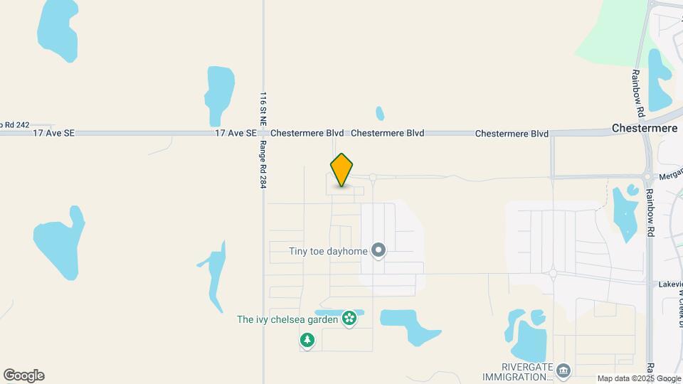 Chelsea Chestermere Map and Location Details