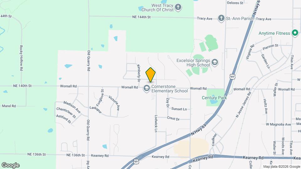 1904 Wornall Rd Map and Location Details