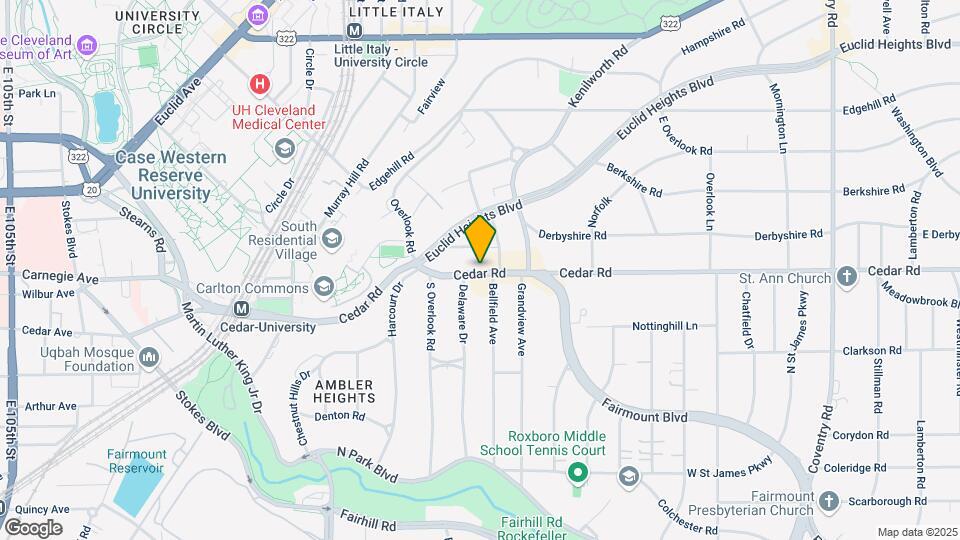 12391 Cedar Rd Map and Location Details