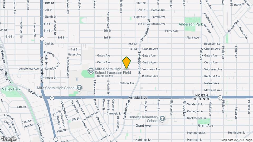 1720 Voorhees Ave Map and Location Details