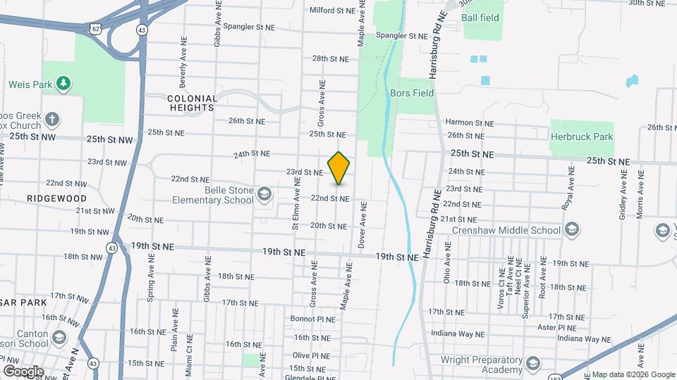 2212 Snyder Ave NE Map and Location Details