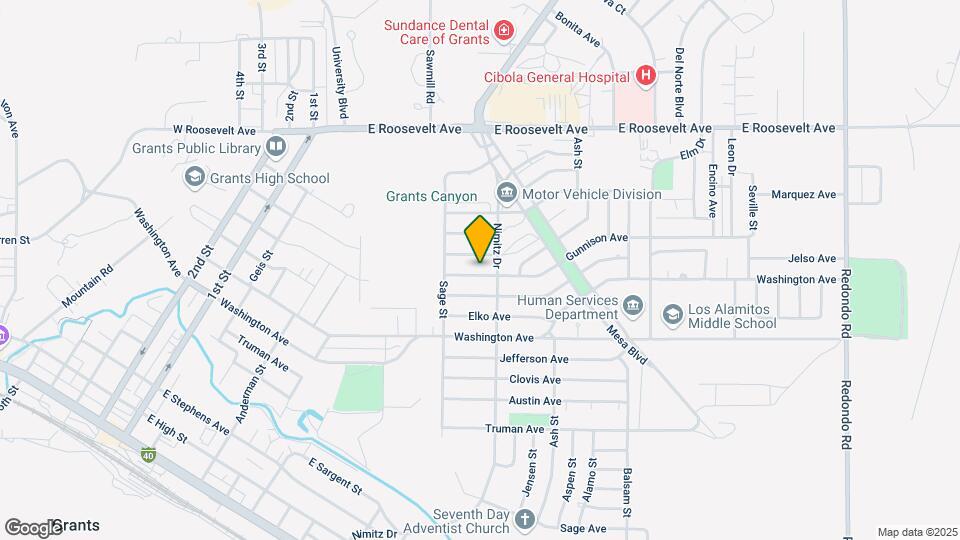 624 Gunnison Ave Mapa y Detalles de la Ubicación