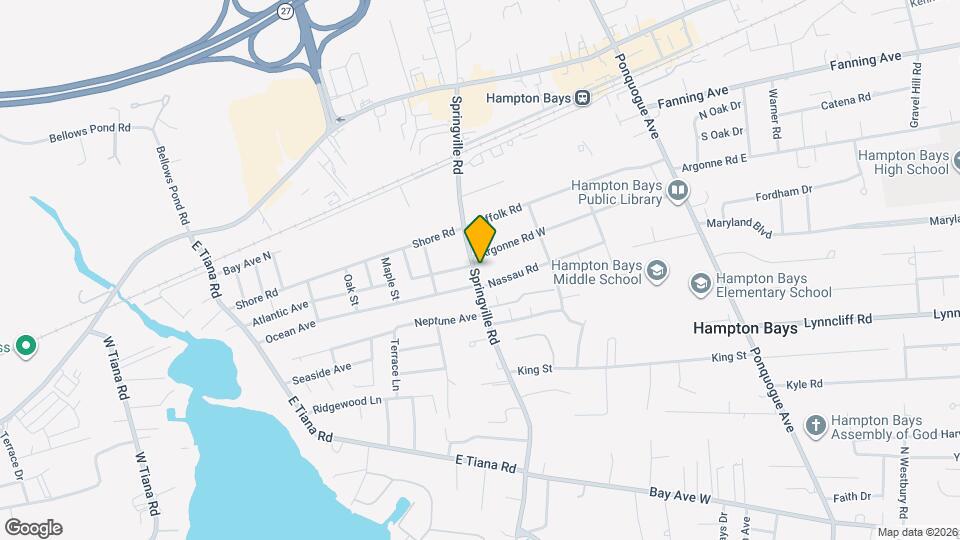 85 Springville Rd Mapa y Detalles de la Ubicación