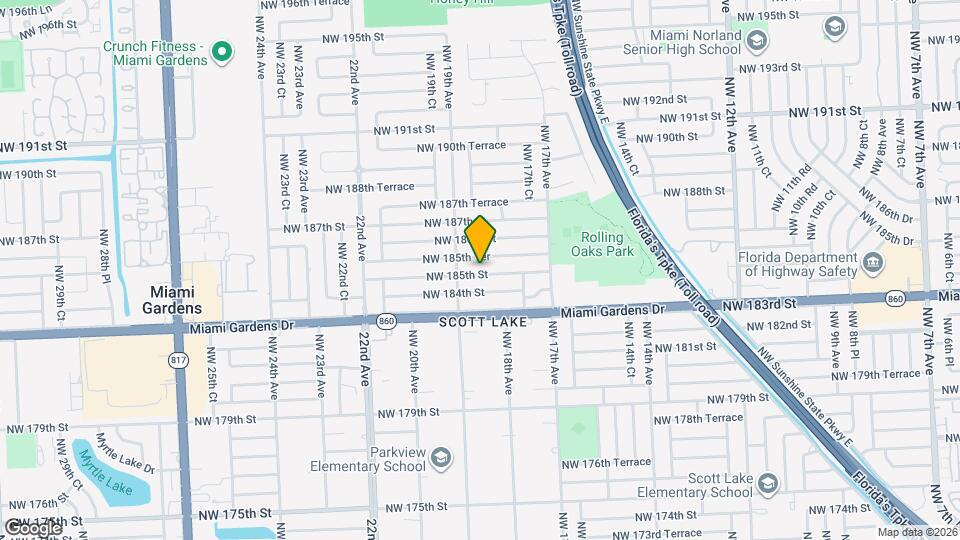 1841 NW 185th St Map and Location Details