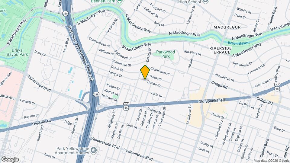 3426 Tampa St Map and Location Details