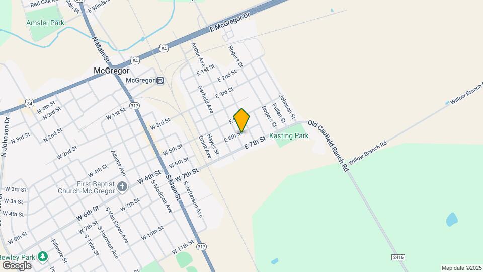 600 Arthur St Map and Location Details