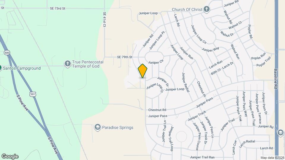 8160 Juniper Rd, Unit 1 Map and Location Details