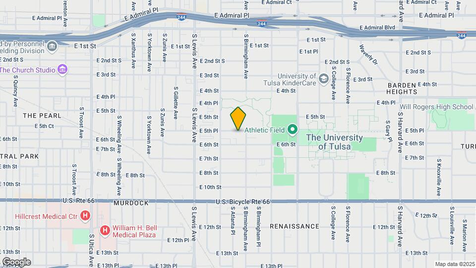2536 E 5th Pl Map and Location Details