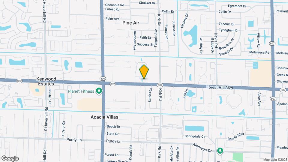 1530 Forest Lakes Cir Map and Location Details