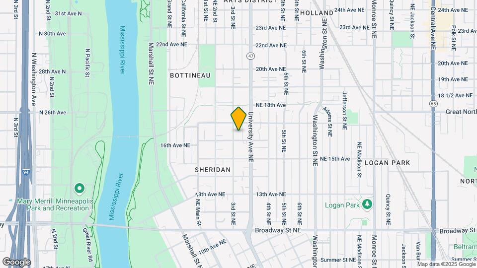1609 3rd St NE, Unit 1609 unit 1 Map and Location Details
