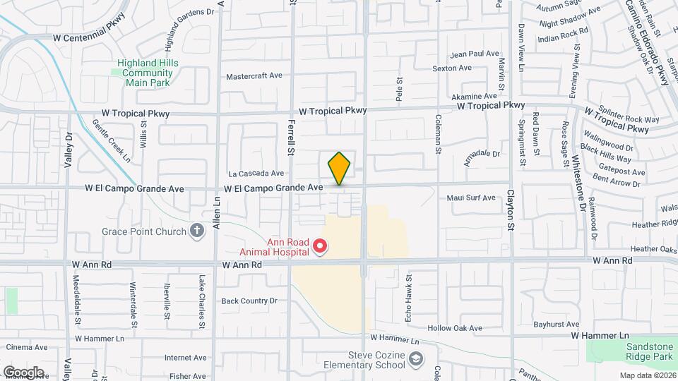 3014 Sunrise Bay Ave Map and Location Details