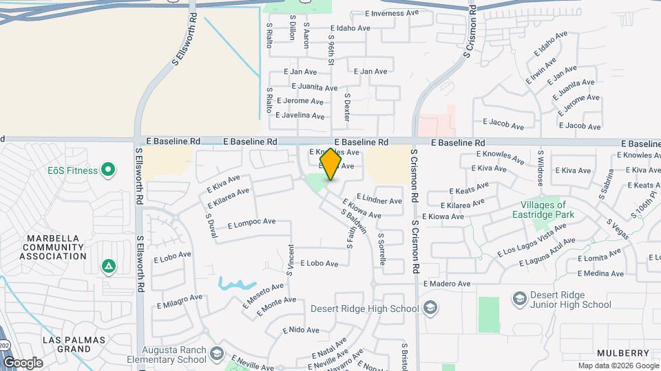 9732 E Kiowa Ave Map and Location Details