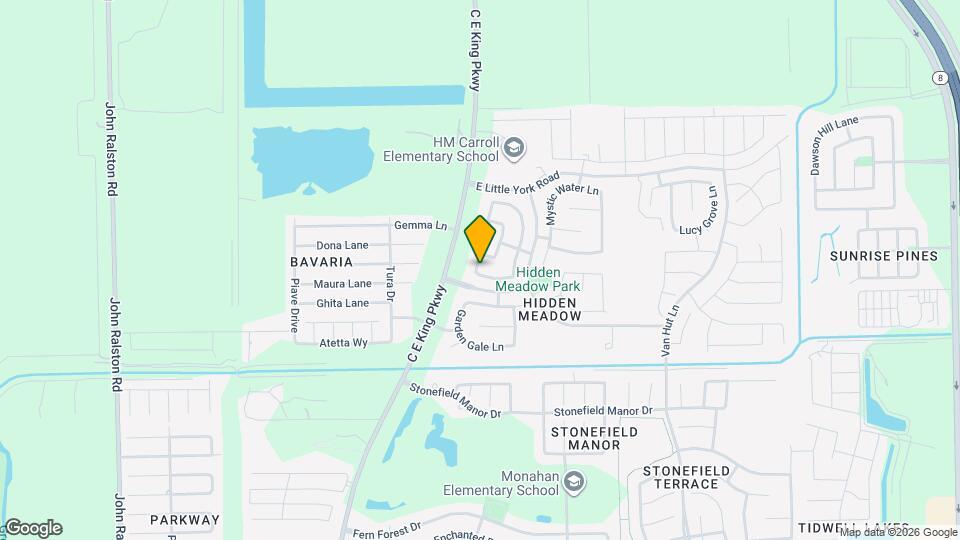 12407 Clara Hills Ln Map and Location Details