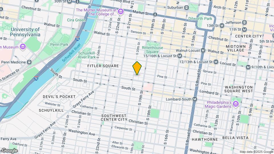 1934 Waverly St Map and Location Details