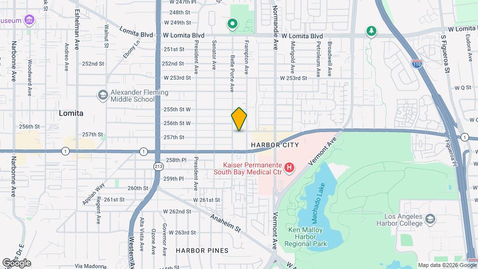 1346 257th St, Unit #2 Map and Location Details