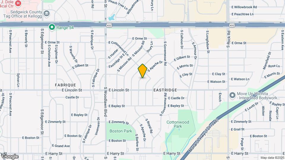 726 S Apache Dr Map and Location Details