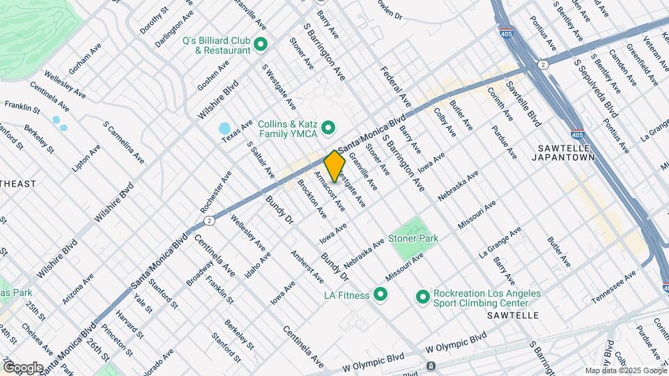 1550 Armacost Ave Map and Location Details