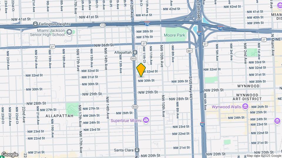 1161 NW 30th St Map and Location Details