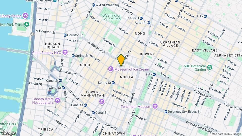 285 Lafayette St Map and Location Details